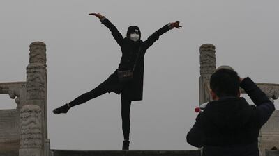 Authorities in the capital were heavily criticised after only issuing an orange alert for last week’s pollution. Rolex Dela Pena / EPA