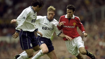 1998-99: Manchester United edge Tottenham 2-1 to secure another title on the final day. Getty