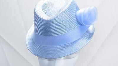 Cove hat from Stephen Jones Millinery. Peter Ashworth