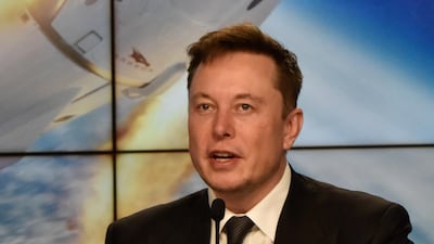 SpaceX founder Elon Musk attends a post-launch news conference to discuss the SpaceX Crew Dragon astronaut capsule in-flight abort test. Reuters