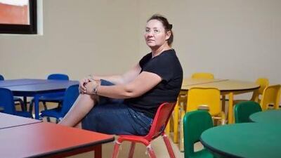 South African Caricka Botha, a teacher at the Al Diyafah International School in Mohamed bin Zayed City. Silvia Razgova / The National