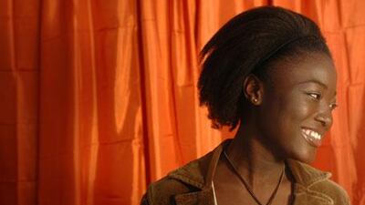 Lovetta Conto, the designer of the Aka'welle range of necklaces made from spent ammunition.