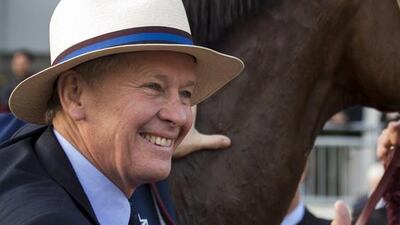 Trainer John Moore said Hong Kong sprinter NotListenin’tome is 'in prime condition and will run a big race' during Dubai World Cup night. Tyrone Siu / Reuters