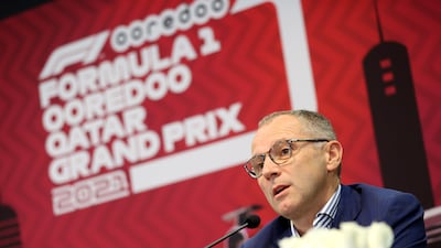 Formula One Group chief executive Stefano Domenicali speaking during a press conference to announce the staging of a grand prix in Qatar for the first time. Reuters