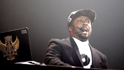 Before his performance in Dubai, will.i.am vowed to return for the next instalment of Dubai Music Week and bring the rest of his band, The Black Eyed Peas. Courtesy Dubai Music Week