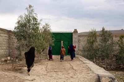 Noor Wali's cousins inside their compound home. Lynzy Billing for The National
