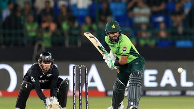 Pakistan's Babar Azam scored a fifty but was far from effective. Reuters