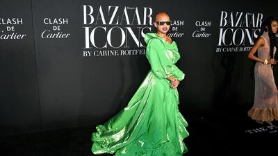 Slick Woods attends the 'Harper's Bazaar' celebration of 'Icons By Carine Roitfeld' during New York Fashion Week on September 6, 2019. AFP