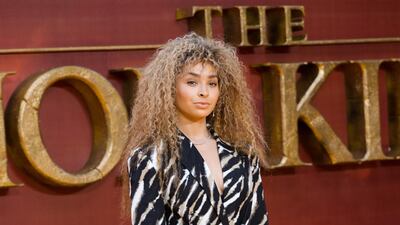 Ella Eyre attends the premiere of Disney's 'The Lion King' in London's Leicester Square on July 14, 2019. EPA