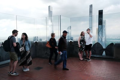 A view of luxury residential towers on 'Billionaires' Row', on 57th Street, Manhattan. Getty Images / AFP