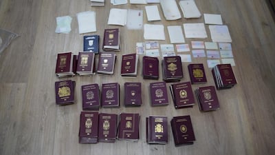Police raided printing units that produced fake passports for illegal migrants. Europol