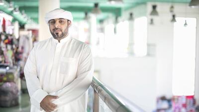 Ahmed Obaid, 29, is confident his FNC candidate cousin is a good choice and will vote for him today. Reem Mohammed / The National