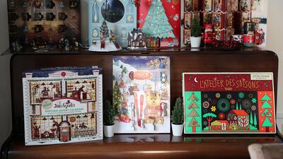 A variety of advent calendars