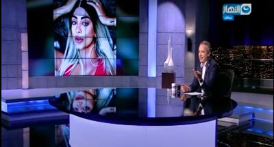 Tamer Amin made derogatory comments about Merhan Keller, 28, during a live show. YouTube