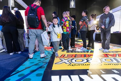 Alongside comics and collectibles, the event includes gaming tournaments, retro arcade experiences, artist showcases and cosplay competitions. Antonie Robertson / The National