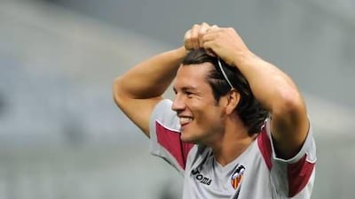 Nelson Valdez boats an CV having played in the Europa League and for top teams in the Bundesliga. Christof Stache / AFP