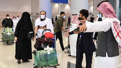 Travellers will be sequestered for three days before undertaking Umrah. AFP