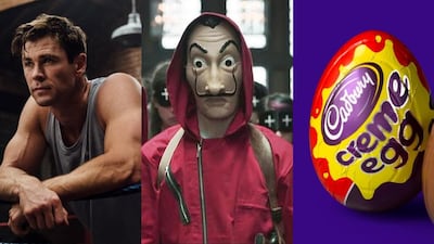 I signed up for Chris Hemsworth’s free fitness app… and then proceeded to watch five episodes of Money Heist in a row. And eat three Cadbury’s Creme Eggs in one sitting