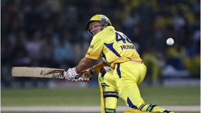 Mike Hussey was among four Chennai batsmen to get a score in excess of 40 runs. Gurinder Osan / AP Photo