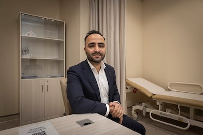 Dr Salam Kashmoola, a family medicine consultant at Burjeel Medical City, warns that the latest flu strain is spreading fast. Antonie Robertson/The National