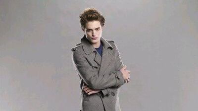 Edward Cullen (Robert Pattinson) is a swoon-worthy film adaptation of author Stephenie Meyer's popular vampire character.