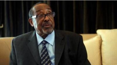 Ahmed Mahamoud Silanyo, the president of Somaliland, visits Abu Dhabi to build on business opportunities, aid and cooperation against piracy between the two countries yesterday. Sammy Dallal / The National