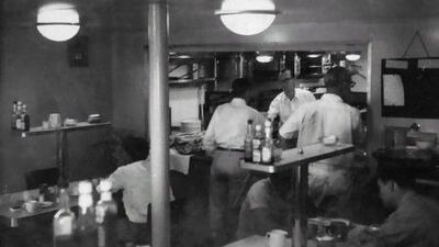 BP workers in Abu Dhabi in 1957 take a break. Courtesy of BP