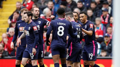 Bournemouth's Callum Wilson scored the opening goal on Saturday. Reuters