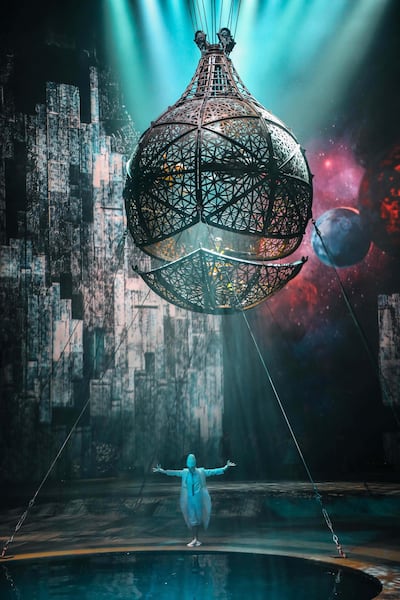 The motorcycle act at La Perle Courtesy La Perle