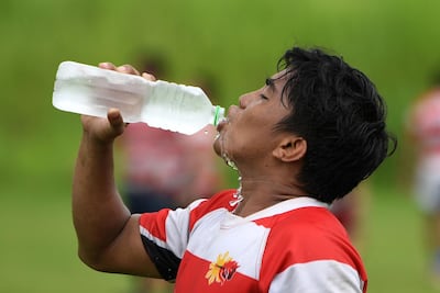 Lito Ramirez has become one of the Philippines' first homegrown rugby stars. Noel Celis / AFP