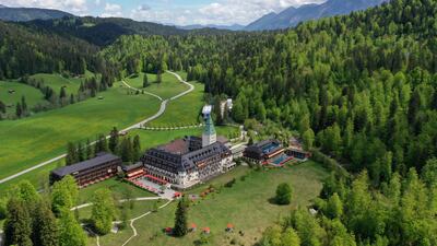 Schloss Elmau in the Bavarian Alps will host G7 leaders for a three-day summit at the end of June. AFP