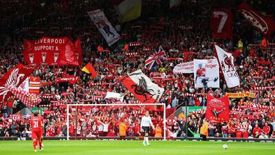 General view of the Kop prior to the English Premier League match between Liverpool and Manchester United at Anfield on September 01, 2013, in Liverpool, England. Alex Livesey / Getty Images