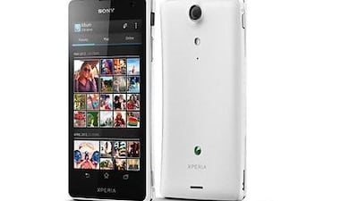 The Sony Xperia TX. Courtesy Sony