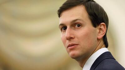 White House senior advisor- and President Trump's son-in-law - Jared Kushner with the US delegation at a meeting with Saudi Arabia's King Salman bin Abdulaziz Al Saud at the Royal Court in Riyadh, Saudi Arabia on May 20, 2017. Jonathan Ernst / Reuters