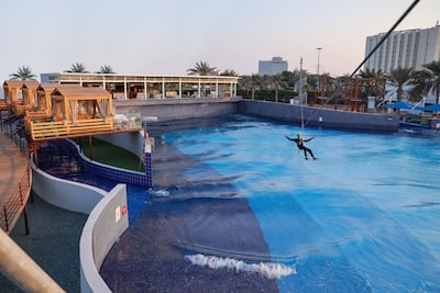 The lazy river and wave pool at West Bay Abu Dhabi. Photo: West Bay Abu Dhabi