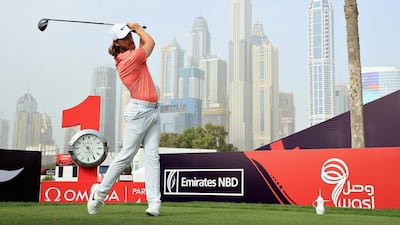 Tommy Fleetwood says playing at the Omega Dubai Desert Classic is 'among my favourite weeks of the year.' Getty