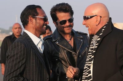 From left: Nana Patekar, Anil Kapoor and Feroz Khan in Welcome. Photo: UTV Motion Pictures