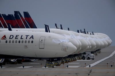 Delta Air Lines is set to launch to launch the first quarantine-free flights between the US and Europe. AP Photo