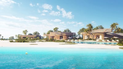 A hotel situated on Ummahat Al Shaykh Island in the Red Sea project.