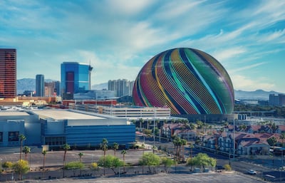 Sphere Las Vegas has hosted immersive concerts by the likes of U2, the Eagles and most recently Backstreet Boys. Getty Images