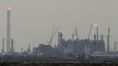 QatarEnergy's liquefied natural gas production facilities at Ras Laffan Industrial City. The damaged LNG trains may take three to five years to repair. Reuters
