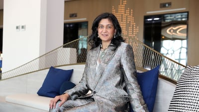 Najla Al Midfa, chief executive of Sheraa, says the centre is looking for entrepreneurs who are committed to Sharjah, open to constructive feedback and are coachable. Pawan Singh / The National