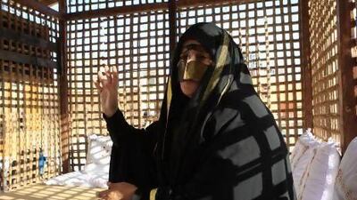 Meera Khalifa al Hamiri, one of the story tellers at the Qasr Al Hosn festival, imparts ageless messages to children through her stories. Ravindranath K / The National