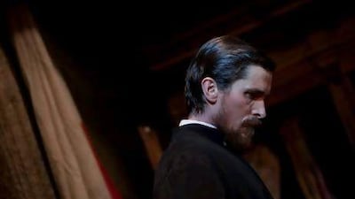 Christian Bale in a scene from the film The Flowers of War, directed by Zhang Yimou. New Pictures Film / Reuters