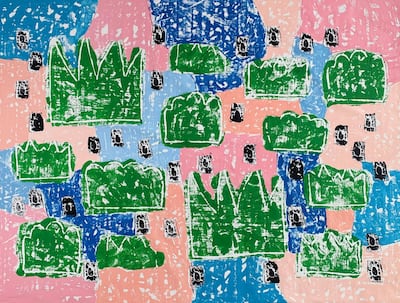 Olaf Breuning, 'Bugs' (2019). On view at Carbon 12 until March 15. Courtesy the artist and Carbon 12