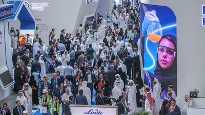 ADIPEC day 2. Victor Besa / The National