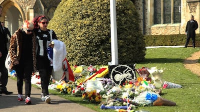 Flint was found dead at his home in North End in Essex. EPA