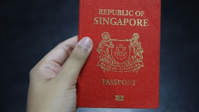 Singapore sits in joint first position on the Henley Passport Index with Japan. EPA-EFE / Shutterstock