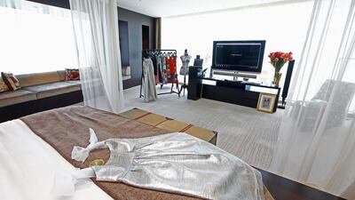 In the fashion room, the Trends app can help you identify what’s fashionable or not before you step out to face the world. Jeffrey E Biteng / The National