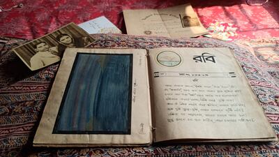 'Robi Magazine' from 1929, hand-written by Debika Banerji's grandfather.